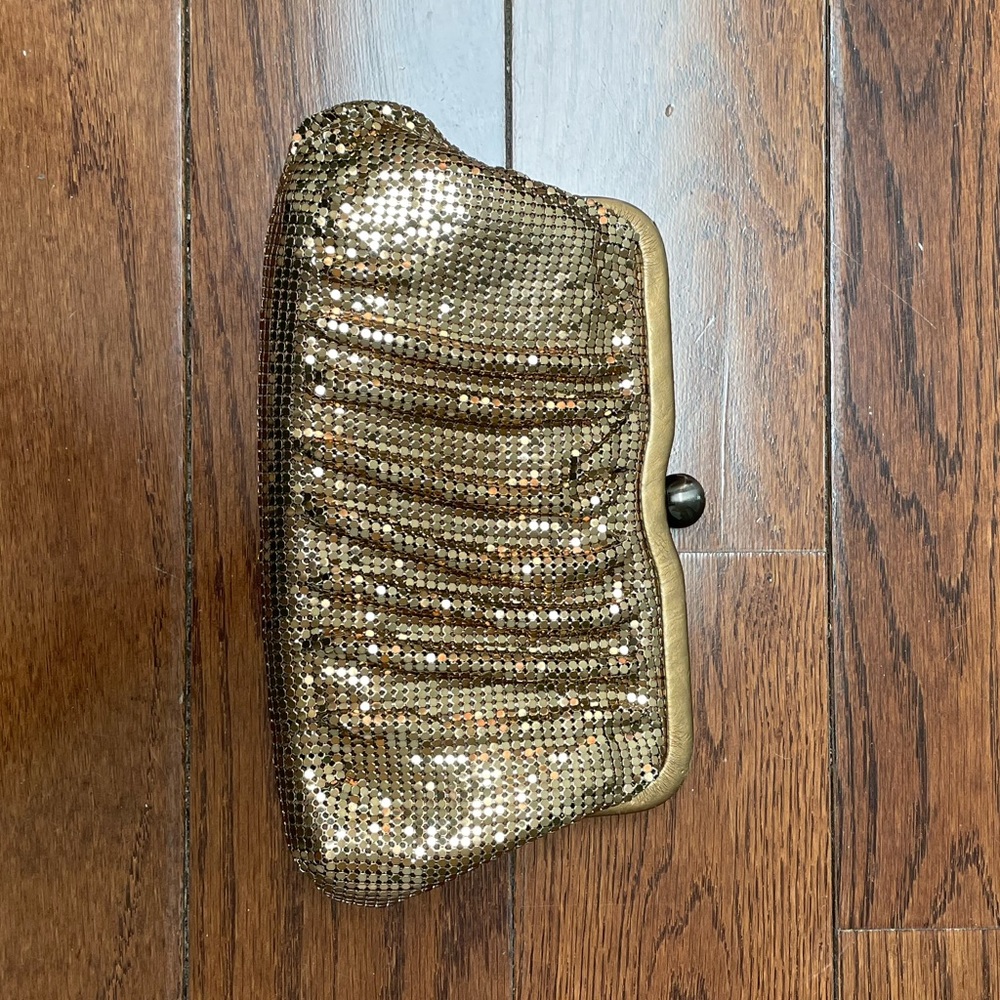 Vintage Whiting Davis Gold Mesh Purse